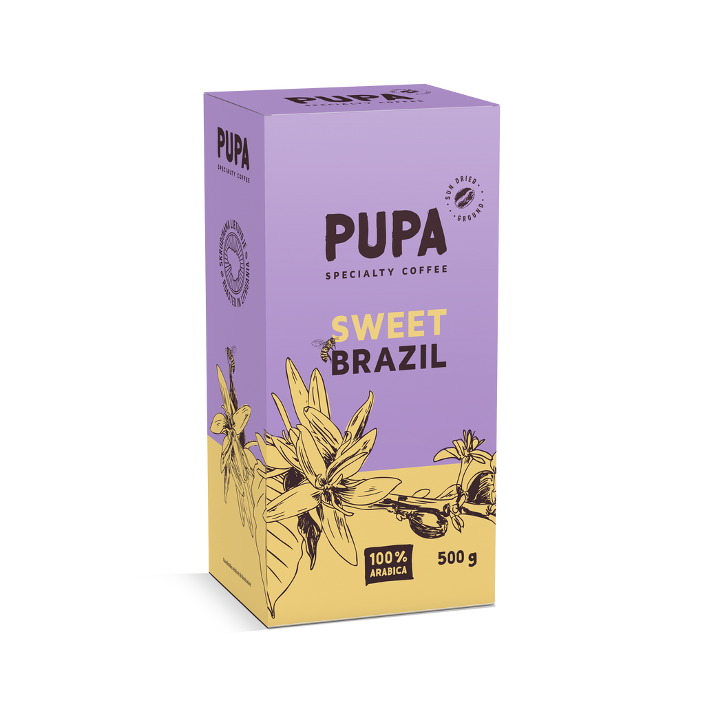 Malta kafija PUPA Sweet Brazil, 500 g 