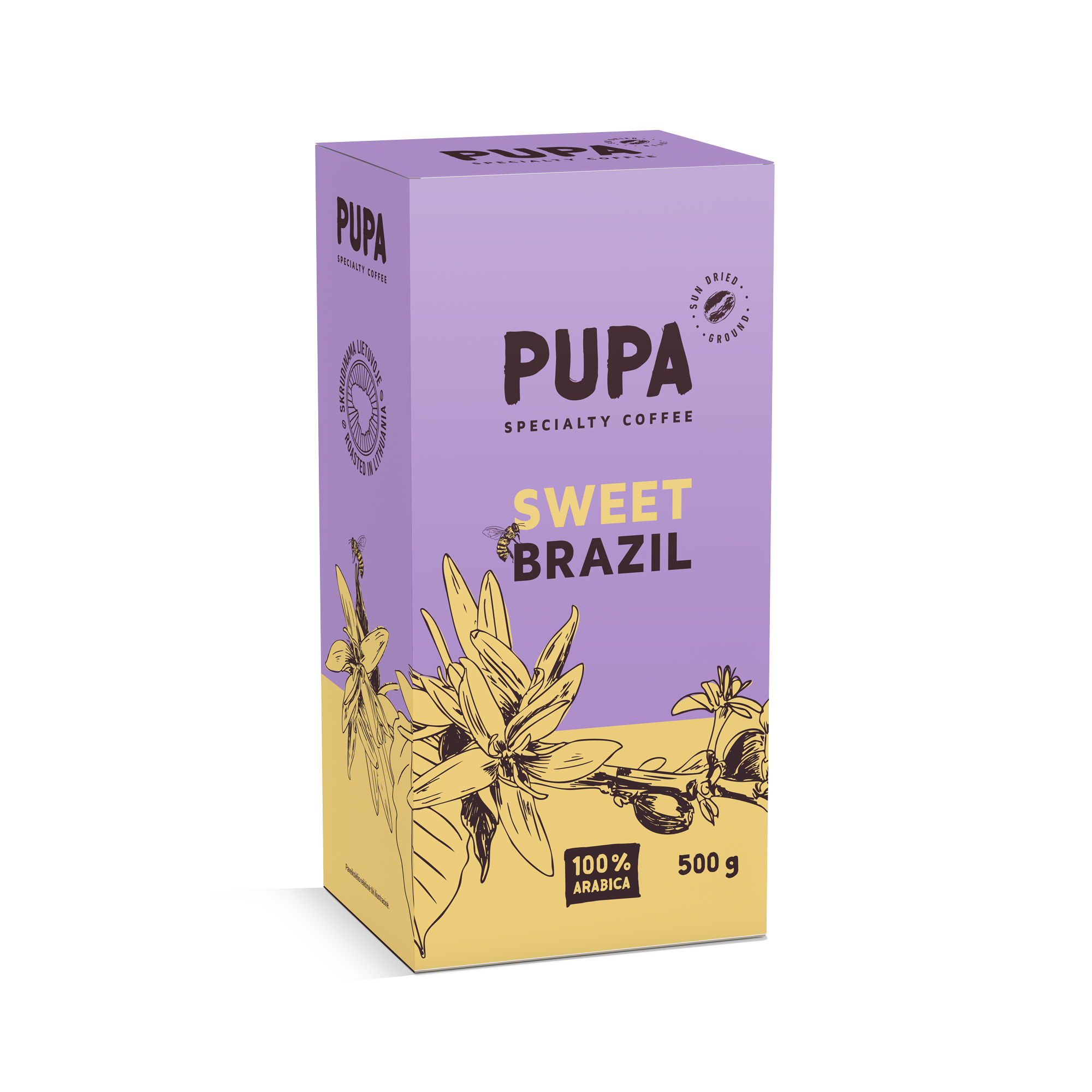 Malta kafija PUPA Sweet Brazil, 500 g 