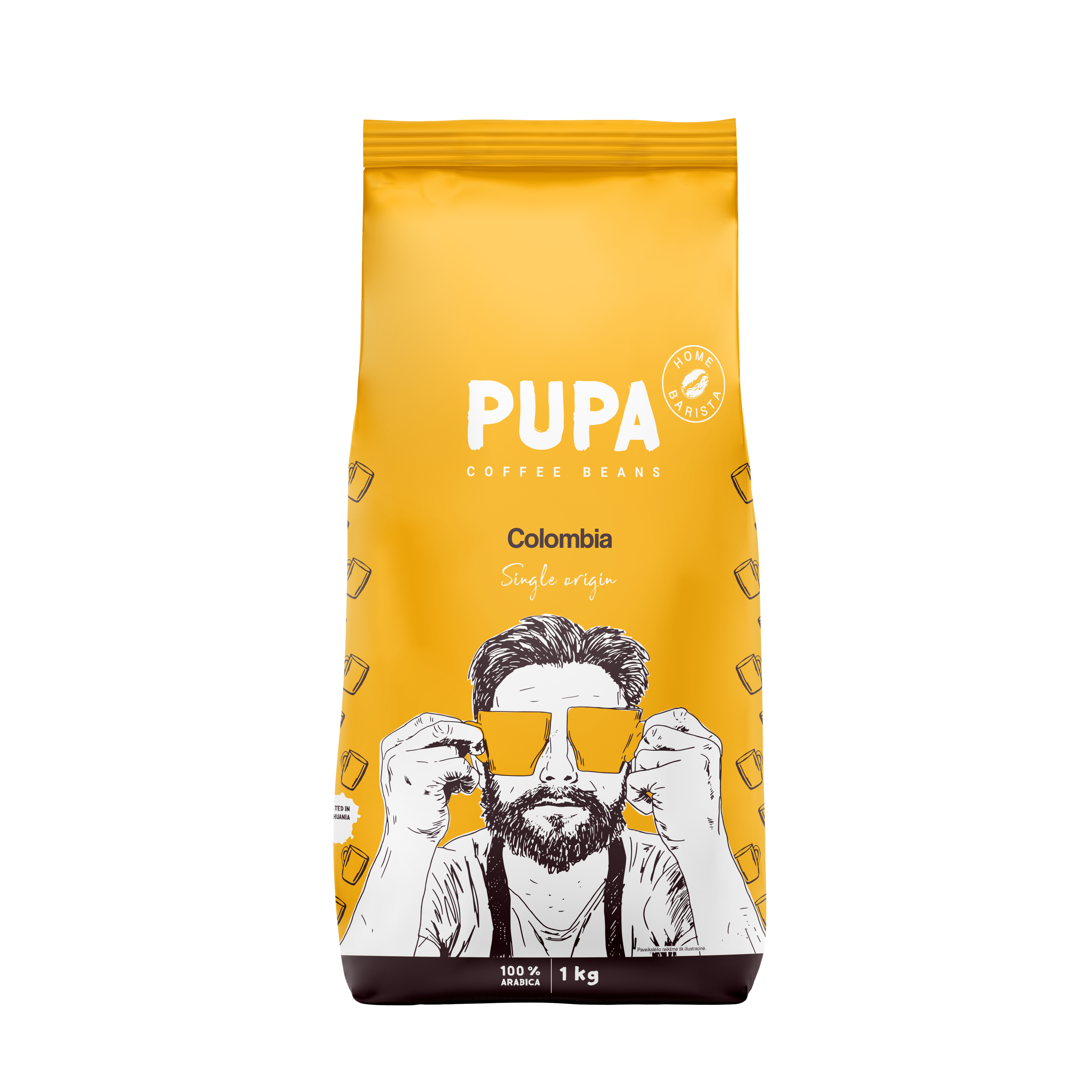 PUPA COLOMBIA 1kg - Kafijas Banka