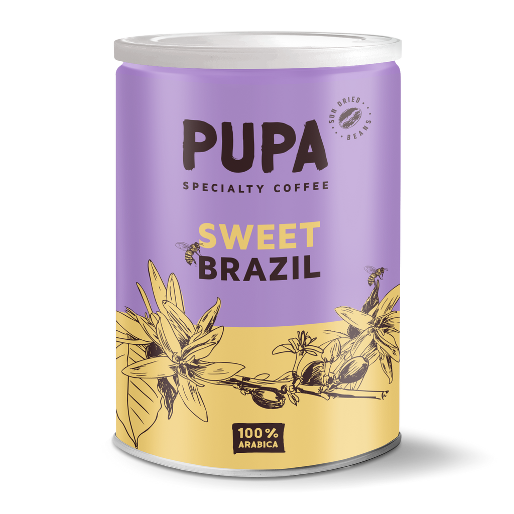 PUPA Sweet Brazil, Ground coffee, 250 g can