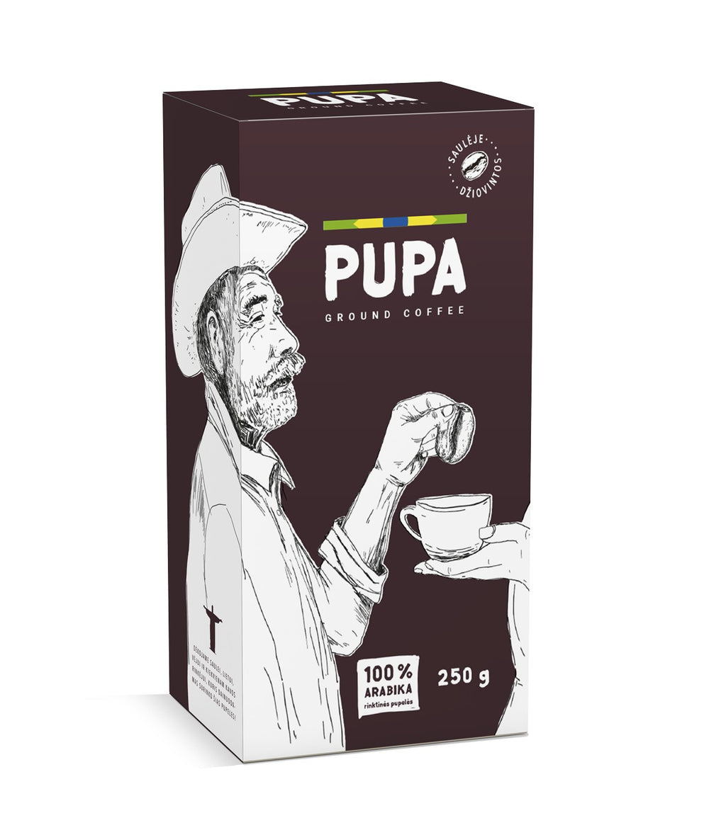 PUPA, 250g,Ground coffee, in vacuum‎