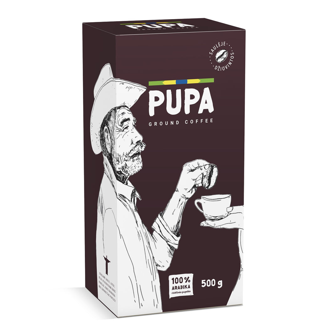 PUPA, 500g,Ground coffee, in vacuum‎