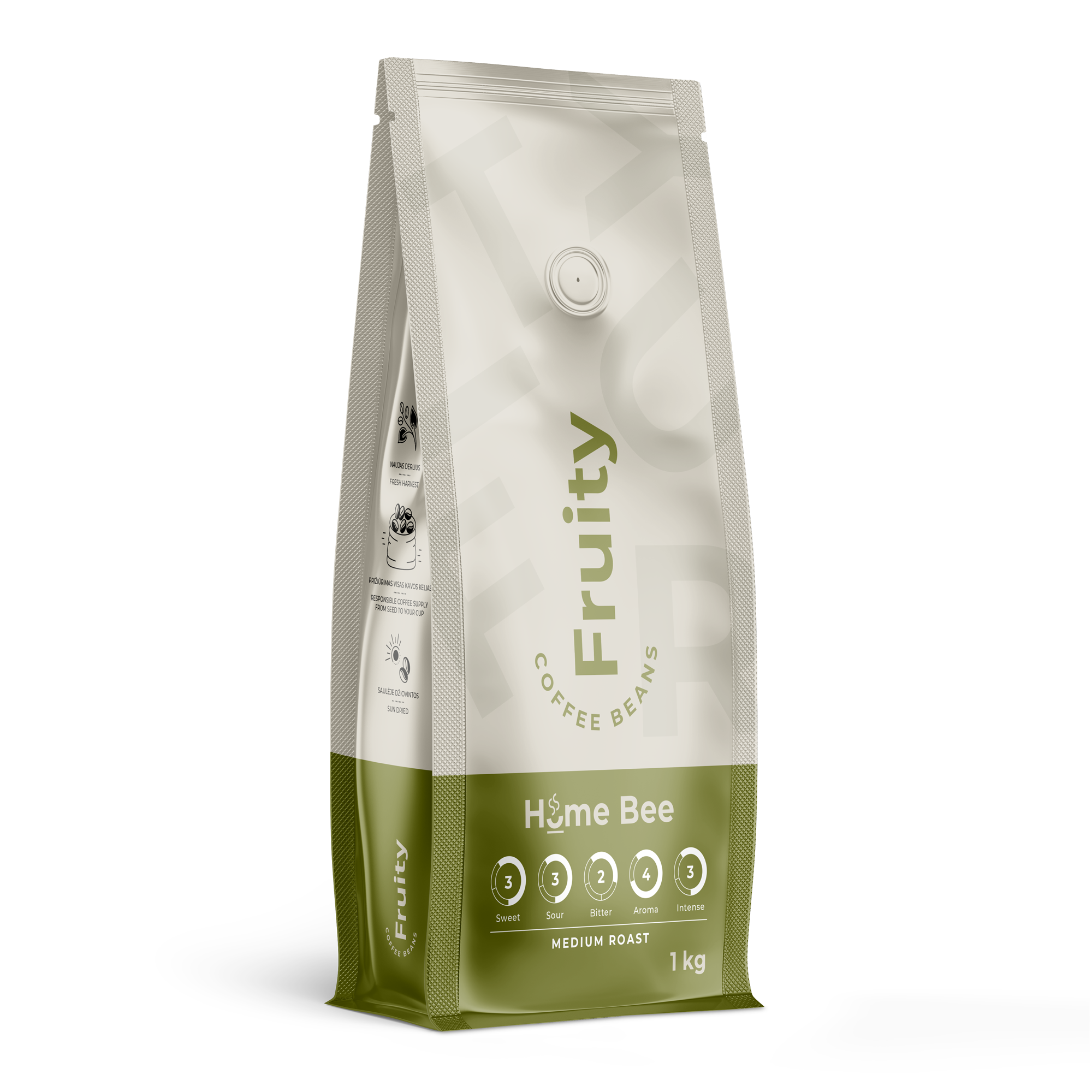 Home Bee Fruity, 1 kg coffee beans - kafijasbanka