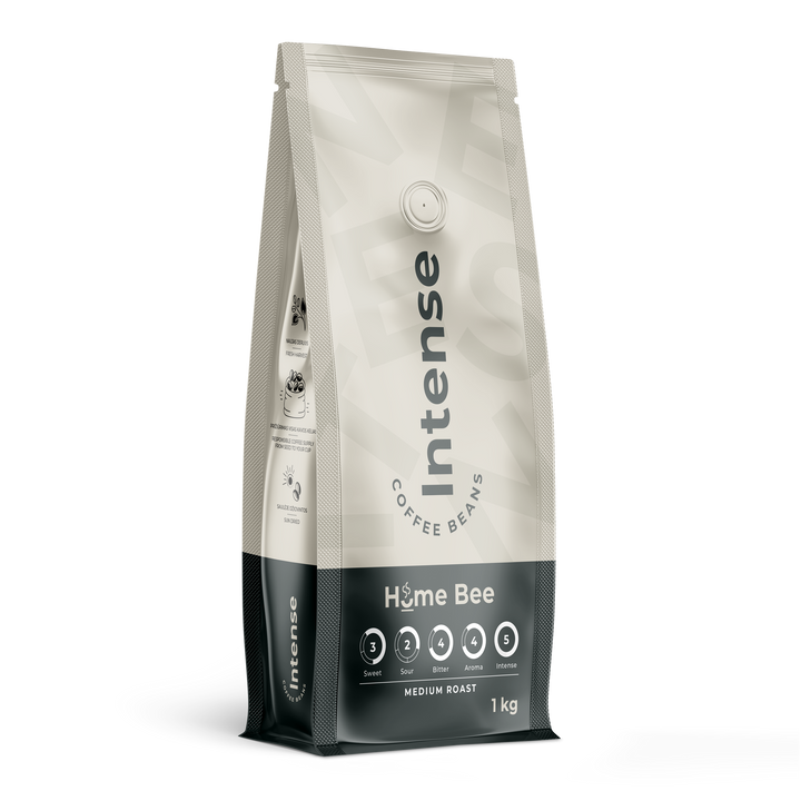 Home Bee Intense, 1 kg coffee beans - kafijasbanka