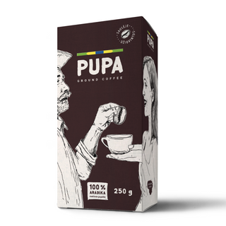Coffee PUPA, 250g, in vacuum