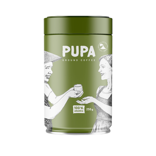 Coffee PUPA Crema, 250g, tin can