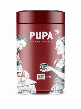 Ground coffee PUPA, 250 g (RED) - kafijasbanka