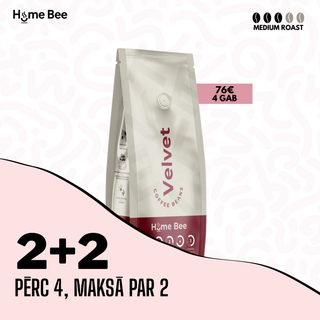 Home Bee Velvet, 4 kg kafijas pupiņas (KOMPLEKTS)