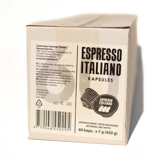 Espresso Italiano kapsulas 60 gab