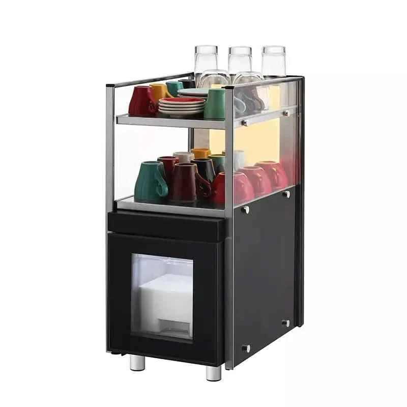 Milk refrigerator with cup warmer "Dr. coffee"